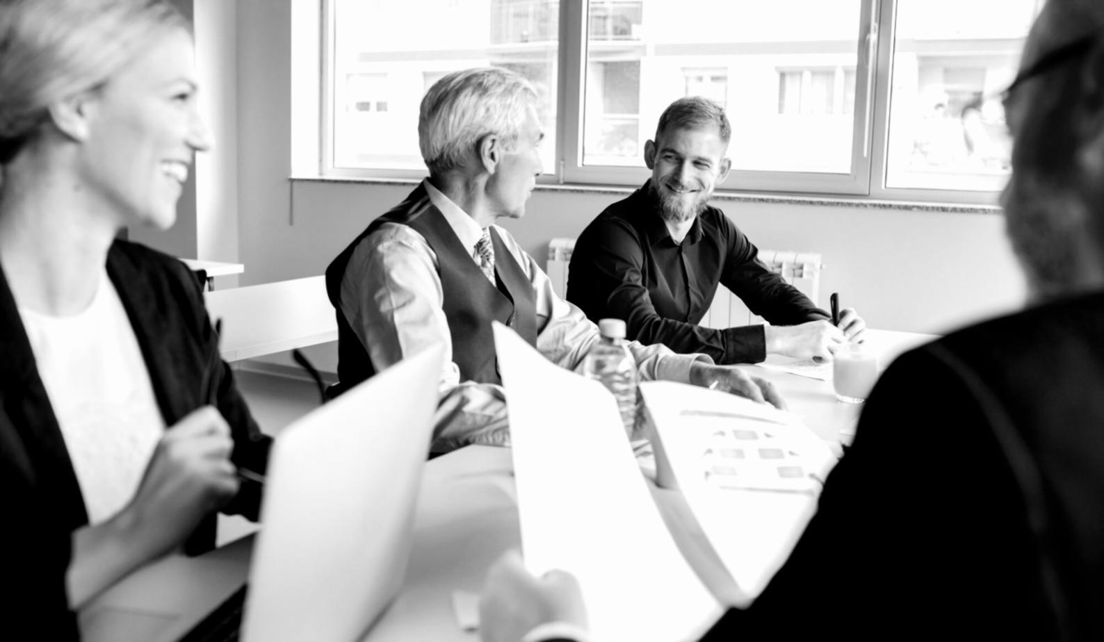 Interactive workshop session with business professionals